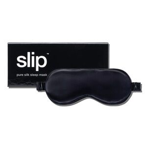 NEW! Slip Black Silk Eye Mask
